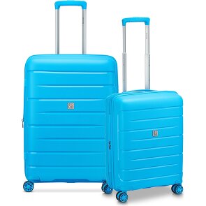 MODO by Roncato Starlight 3.0 4 ruote Set di valigie 2 pezzi con piega di espansione