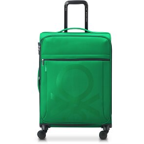 Delsey Paris x United Colors of Benetton Colour Bock Trolley a 4 ruote da 67 cm con piega elastica Delsey Paris x United Colors of Benetton Colour Bock Trolley a 4 ruote da 67 cm con piega elastica
