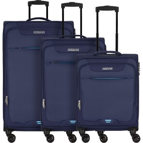 American Tourister Street Roll 4 ruote Set di valigie 3 pezzi con piega di espansione American Tourister Street Roll 4 ruote Set di valigie 3 pezzi con piega di espansione