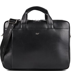 Braun Büffel Golf 3.0 Valigetta Vera Pelle 40.5 cm Vano porta PC