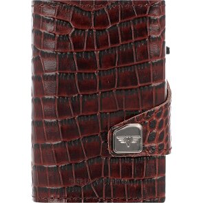 Tru Virtu Custodia per carte di credito Click & Slide Portafoglio RFID in pelle 6,5 cm