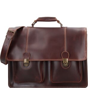 Buckle & Seam Cartella Nevada in pelle con scomparto per laptop da 42 cm Buckle & Seam Cartella Nevada in pelle con scomparto per laptop da 42 cm