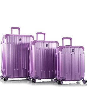 Heys Xtrak 4 ruote Set di valigie 3 pezzi con piega di espansione