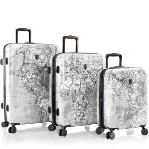 Heys Black Camo 4 ruote Set di valigie 3 pezzi con piega di espansione Heys Black Camo 4 ruote Set di valigie 3 pezzi con piega di espansione