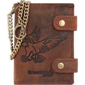 Greenland Nature Montenegro Portafoglio RFID in pelle 9 cm