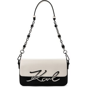 Karl Lagerfeld Signature 2.0 Borsa a spalla Vera Pelle 22 cm