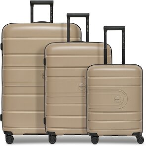 Redolz Essentials 11 4 ruote Set di valigie 3 pezzi con piega di espansione Redolz Essentials 11 4 ruote Set di valigie 3 pezzi con piega di espansione