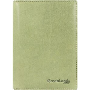 Greenland Nature Custodia per passaporto in pelle RFID di colore morbido 12 cm