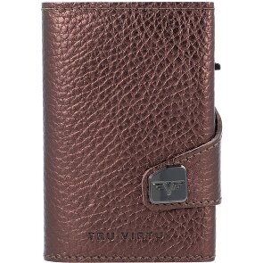 Tru Virtu Custodia per carte di credito RFID in pelle 6,5 cm
