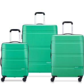 Delsey Paris x Set di valigie a 4 ruote United Colors of Benetton Now Hardside 3 pezzi con piega elastica