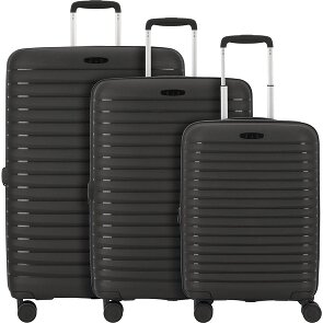 d&n Travel Line 4500 4 ruote Set di valigie 3 pezzi con piega di espansione