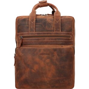 Greenburry Zaino vintage in pelle 38 cm Scomparto per computer portatile