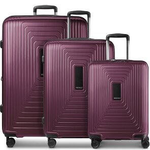 Redolz Essentials 14 4 ruote Set di valigie 3 pezzi espandibile