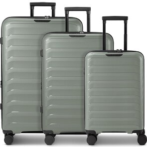 d&n Toronto 4 ruote Set di valigie 3 pezzi espandibile