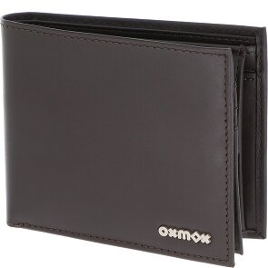 oxmox Leather Portafoglio Protezione RFID Vera Pelle 12 cm