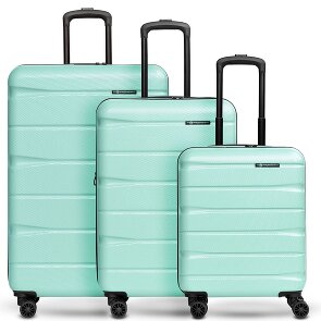 Franky Munich 4.0 Set di valigie a 4 ruote, 3 pezzi con piega elastica