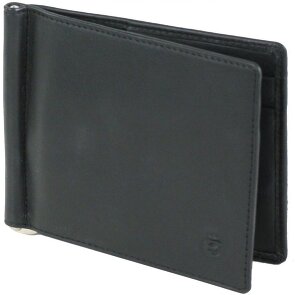Esquire Porta carte di credito con logo in pelle 11 cm