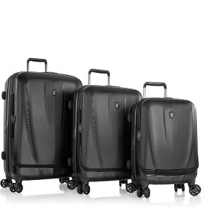 Heys Vantage 4 ruote Set di valigie 3 pezzi con piega di espansione