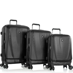 Heys Vantage 4 ruote Set di valigie 3 pezzi con piega di espansione