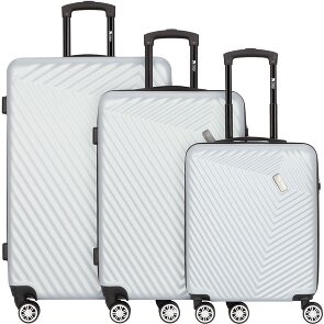 mano Don Carlo Set di valigie a 4 ruote 3 pz.