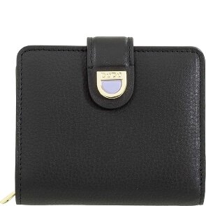 DuDu Skyline Portafoglio Protezione RFID Vera Pelle 11 cm