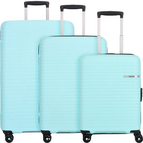 American Tourister Liftoff 4 ruote Set di valigie 3 pezzi con piega di espansione