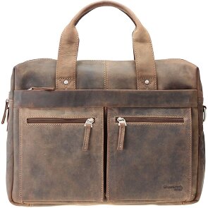 Greenland Nature Cartella Stone in pelle 39 cm