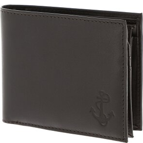 oxmox Leather Portafoglio Protezione RFID Vera Pelle 10 cm