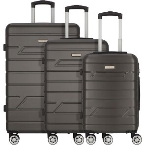 Nowi Bergamo 4 ruote Set di valigie 3 pezzi
