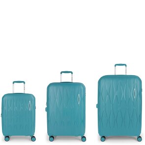 Gabol Infinity 4 ruote Set di valigie 3 pezzi con piega di espansione