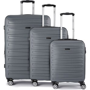 Benzi 5493 4 ruote Set di valigie 3 pezzi con piega di espansione