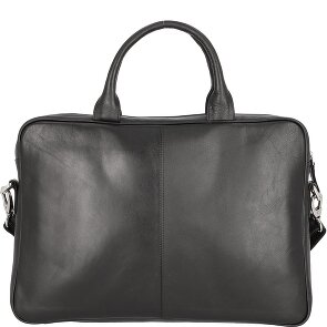 Dermata Cartella in pelle con scomparto per laptop da 39 cm