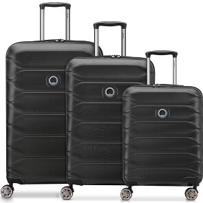 Delsey Paris Meteor 4 ruote Set di valigie 3 pezzi espandibile