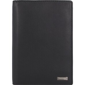 Greenland Nature Custodia per passaporto RFID in nappa nera 11,5 cm Greenland Nature Custodia per passaporto RFID in nappa nera 11,5 cm