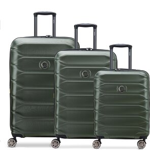Delsey Paris Meteor 4 ruote Set di valigie 3 pezzi con piega di espansione