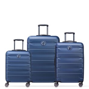 Delsey Paris Air Armour 4 ruote Set di valigie 3 pezzi con piega di espansione Delsey Paris Air Armour 4 ruote Set di valigie 3 pezzi con piega di espansione