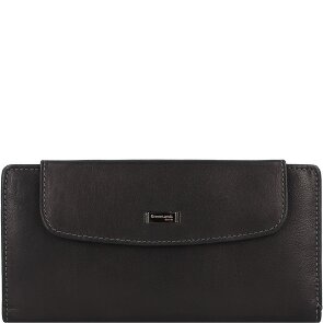 Greenland Nature Portafoglio in nappa nera RFID in pelle 19 cm