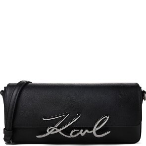 Karl Lagerfeld Signature 2.0 Borsa a spalla Vera Pelle 28.5 cm