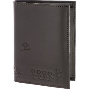 oxmox Leather Portafoglio Protezione RFID Vera Pelle 13 cm