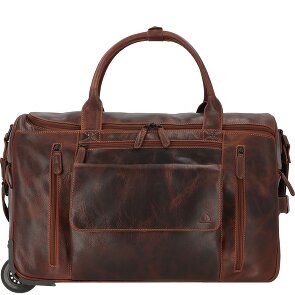 Greenburry Rugged 2 ruote Borsa da viaggio Vera Pelle 53 cm