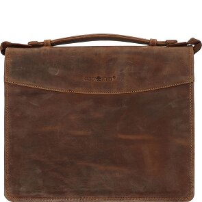 Greenburry Cartella ad anelli vintage in pelle 34 cm