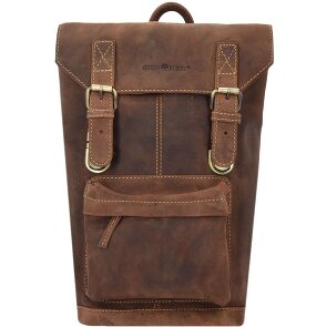 Greenburry Zaino vintage in pelle 42 cm Scomparto per computer portatile