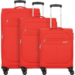 American Tourister Deep Dive 4 ruote Set di valigie 3 pezzi con piega di espansione