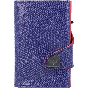Tru Virtu Custodia per carte di credito RFID in pelle 6,5 cm