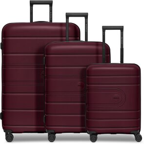 Redolz Essentials 11 4 ruote Set di valigie 3 pezzi con piega di espansione Redolz Essentials 11 4 ruote Set di valigie 3 pezzi con piega di espansione