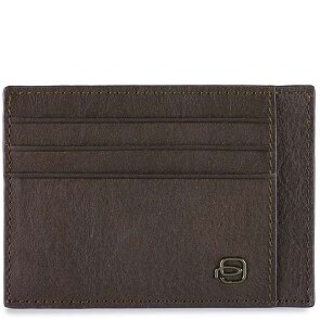 Piquadro Black Square Custodia per carta di credito Pelle 11 cm