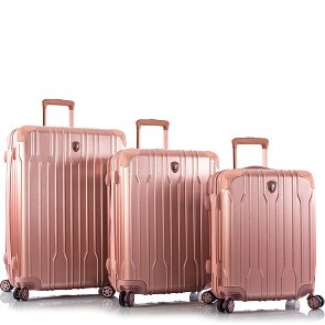 Heys Xtrak 4 ruote Set di valigie 3 pezzi con piega di espansione
