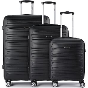 Benzi 5493 4 ruote Set di valigie 3 pezzi con piega di espansione