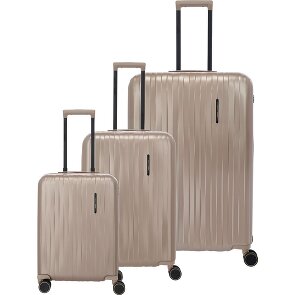 Travelite Barbara Novelty 4 ruote Set di valigie 3 pezzi con piega di espansione