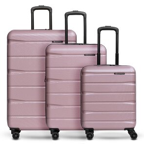 Franky Munich 4.0 Set di valigie a 4 ruote, 3 pezzi con piega elastica Franky Munich 4.0 Set di valigie a 4 ruote, 3 pezzi con piega elastica
